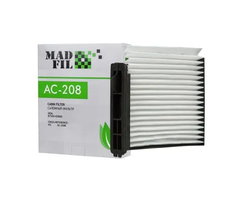 Салонный фильтр MADFIL AC-208 (AC208E, B7200-ED200)