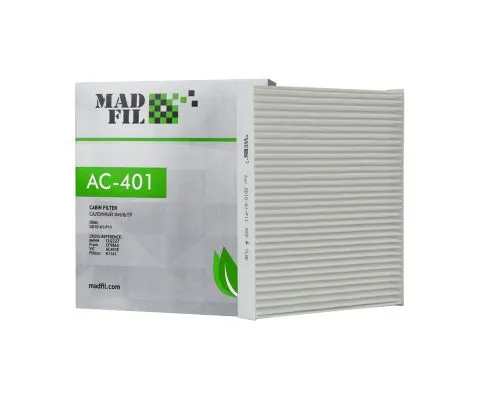 Салонный фильтр MADFIL AC-401 (K1303, CU 2227, DD10-61-P11)