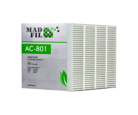 Салонный фильтр MADFIL AC-801 (AC801, CU2368, 80291-ST3-E01)