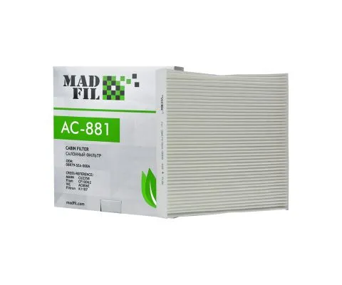 Салонный фильтр MADFIL AC-881 (AC-806, CUK2358, 80292-SDA-A01)