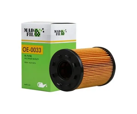 Масляный фильтр MADFIL OE-0033 (HU7197X, O-VAG 045115389C)