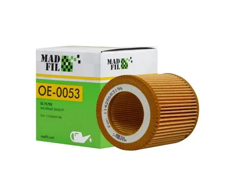 Масляный фильтр MADFIL OE-0053 (OE649/9, HU 8011 Z, BMW 11427541827)