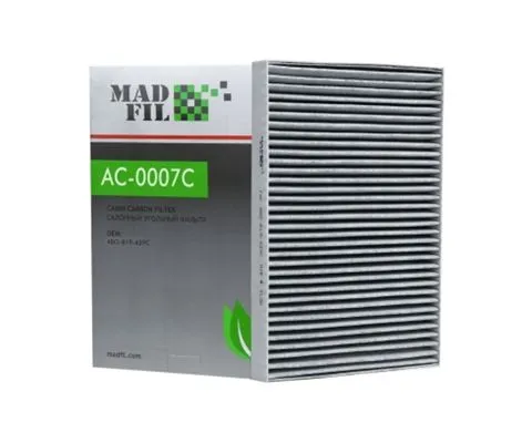 Салонный фильтр MADFIL AC-0007C (K1078, CUK3037, AC-Audi 4B0819439C)