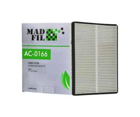 Салонный фильтр MADFIL AC-0166 (K1141, CUK 21 006, AC-Lada 211-8122020)