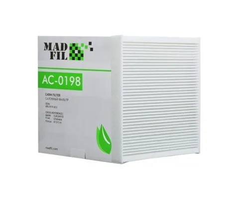 Салонный фильтр MADFIL AC-0198 (K-1313 A, CUK-26010, AC-VAG 6R0819653)