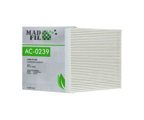 Салонный фильтр MADFIL AC-0239 (K 1407, CU 23019, AC-Hyundai/Kia 971331R000)