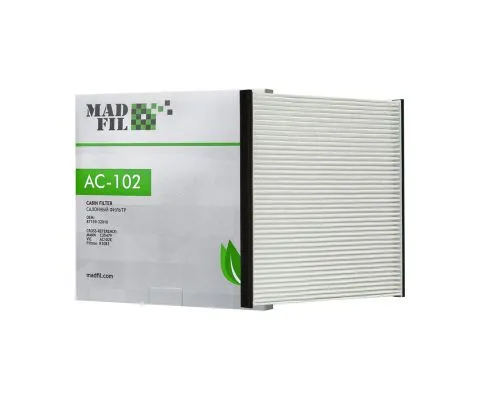 Салонный фильтр MADFIL AC-102 (AC-102E, K1083, C35479, 87139-32010)