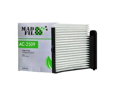Салонный фильтр MADFIL AC-2509 (AC-208, K1317, CU22007, AC-Nissan 27891-ED50A)