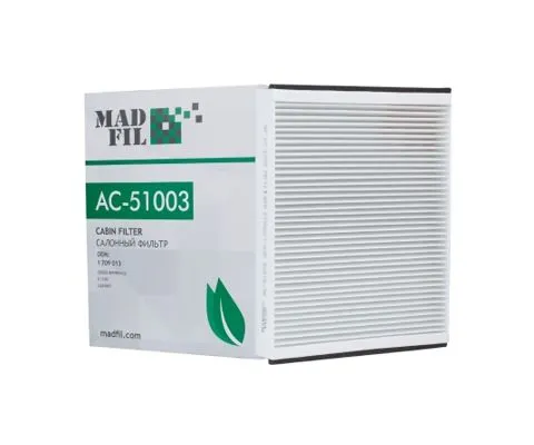 Салонный фильтр MADFIL AC-51003 (K 1350, CU25007, 1709013)