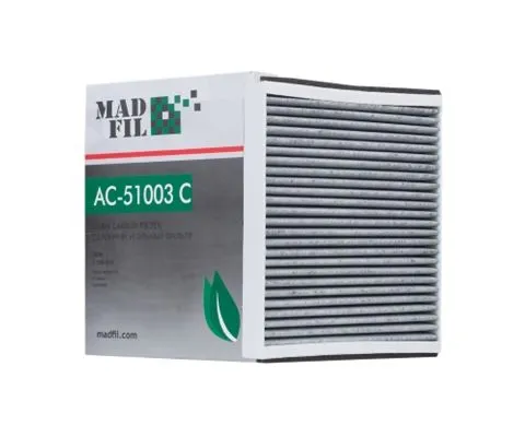 Салонный фильтр MADFIL AC-51003C (K 1350, CU25007, 1709013, 31369456)