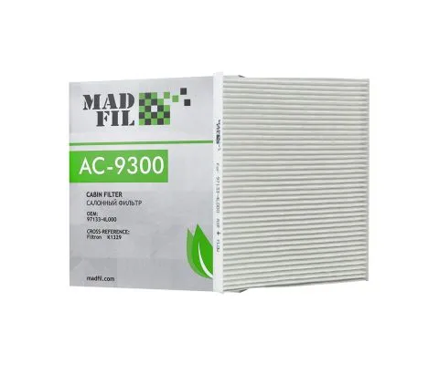 Салонный фильтр MADFIL AC-9300 (K1329, CU21008, 97133-4L000, AC-931)