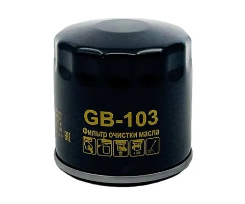 Масляный фильтр BIG FILTER GB-103 (W712/43, OC988, OP629, Ford 1026285, Chery 4801012010)
