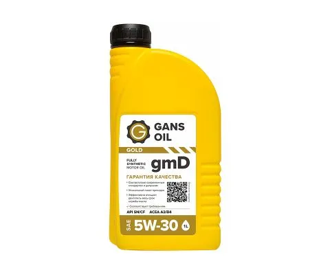 Моторное масло GANS OIL Gold gmD 5W30, 1л