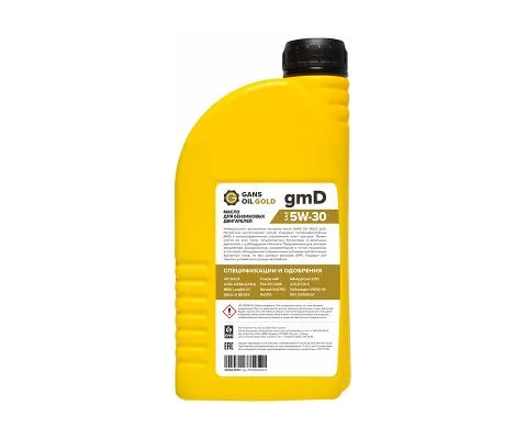 Моторное масло GANS OIL Gold gmD 5W30, 1л