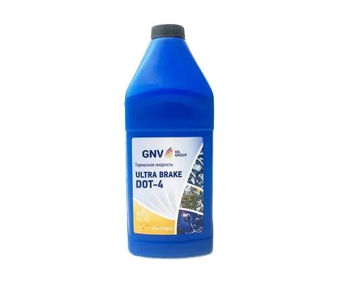 Тормозная жидкость GNV Ultra Brake DOT-4, 910гр
