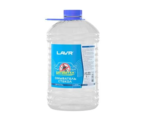 Омыватель стекол LAVR Антимуха Crystal Концентрат, 5л