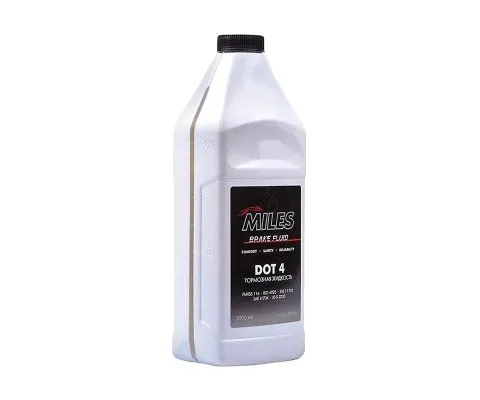 Тормозная жидкость MILES DOT4 Brake Fluid, 1л