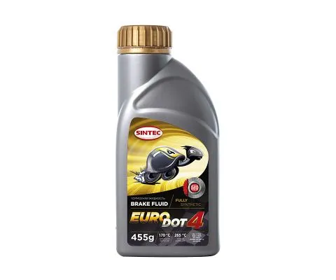Тормозная жидкость SINTEC Euro DOT-4, 455мл