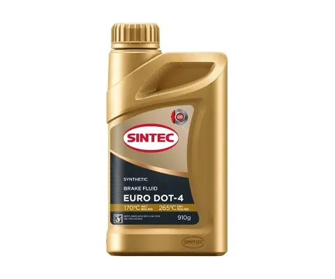 Тормозная жидкость SINTEC Euro DOT-4, 910мл