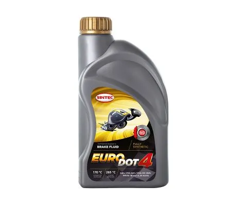 Тормозная жидкость SINTEC Euro DOT-4, 910мл