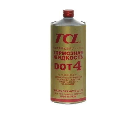 Тормозная жидкость TCL Brake Fluid DOT-4, 1л
