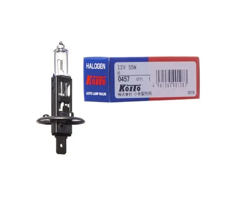 Лампа головного света KOITO H1 12V 55W P14.5s T8, 1шт
