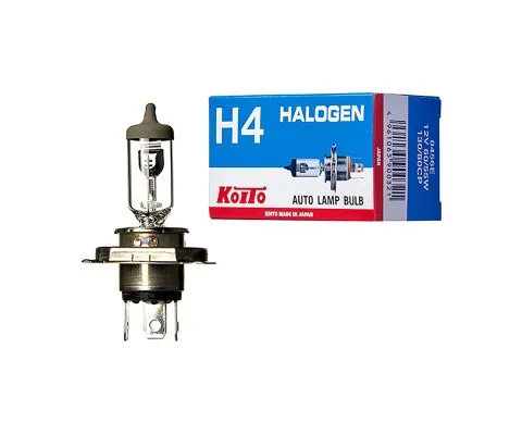 Лампа головного света KOITO H4 12V 60/55W P43t, 1шт