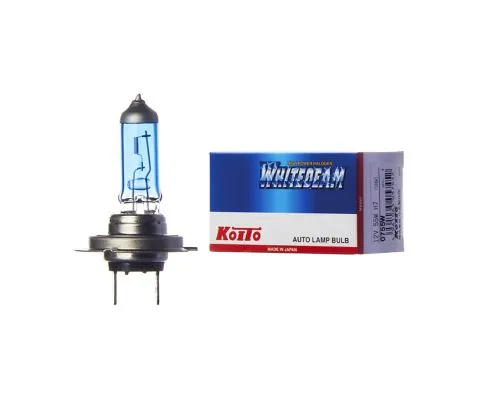Лампа головного света KOITO Whitebeam H7 12V 55W (100W) PX26d, 1шт