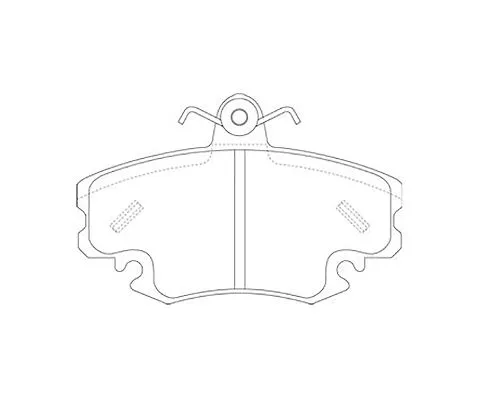 Тормозные колодки MADFIL PN0284W (Renault Logan, Renault Sandero, Lada Largus)