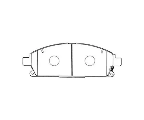 Тормозные колодки MADFIL PN2389 (Nissan Presage/X-Trail, Honda Elysion, Acura MDX)