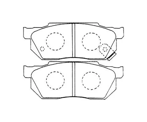 Тормозные колодки MADFIL PN8263 (Honda Civic, Fit, Logo)