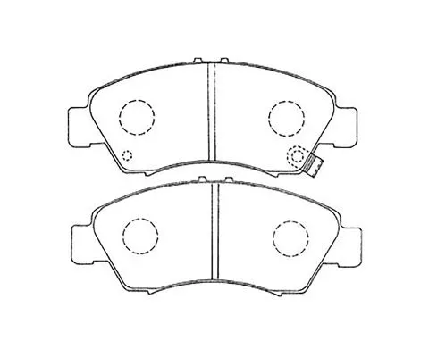 Тормозные колодки MADFIL PN8265 (Honda Civic/Fit/Integra/Logo, Isuzu Gemini)