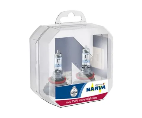 Лампа головного света NARVA Range Power 150 H7 12V 55W PX26d, набор 2шт