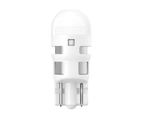 Сигнальная лампа PHILIPS Ultinon LED W5W 12V 1W W2.1x9.5d, набор 2шт