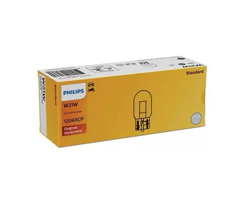 Сигнальная лампа PHILIPS Vision W21W 12V 21W W3x16q, 1шт