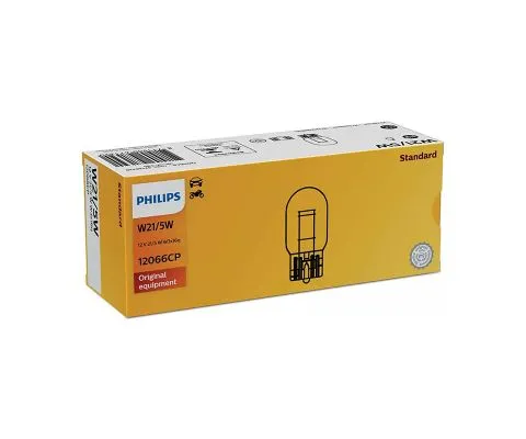 Сигнальная лампа PHILIPS Vision W21/5W 12V 21W W3x16q, 1шт