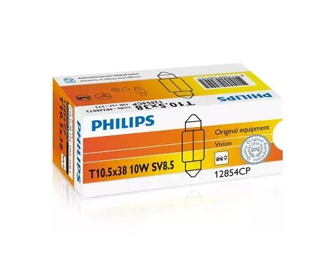 Лампа дополнительного освещения PHILIPS Vision C10W 12V 10W SV8.5-8, 1шт