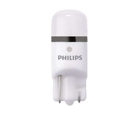 Сигнальная лампа PHILIPS X-tremeUltinon LED W5W 12V 1W W2.1x9.5d, набор 2шт