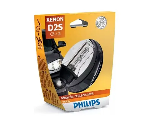 Лампа головного света PHILIPS Xenon Vision D2S 85V 35W P32d-2, 1шт