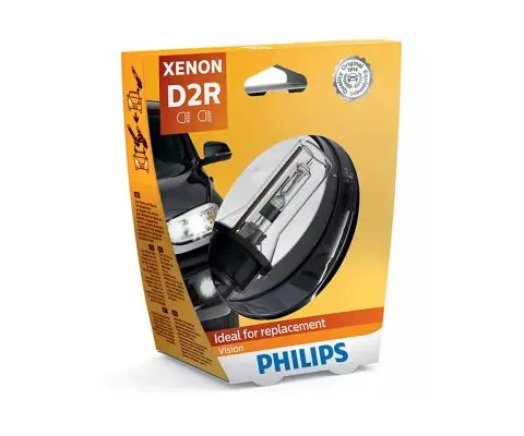 Лампа головного света PHILIPS Xenon Vision D2R 85V 35W P32d-3, 1шт