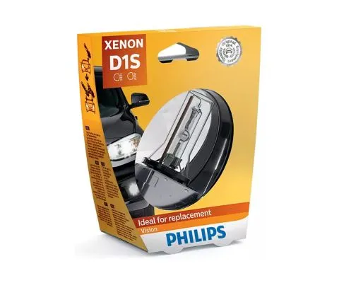 Лампа головного света PHILIPS Xenon Vision D1S 85V 35W PK32d-2, 1шт