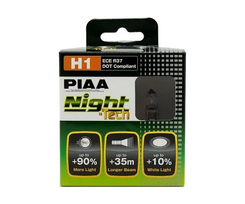 Лампа головного света PIAA Night Tech H1 12V 55W P14.5s, набор 2шт