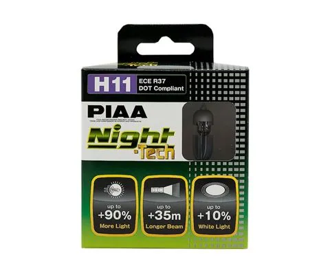 Лампа головного света PIAA Night Tech H11 12V 55W PGJ19-2, набор 2шт
