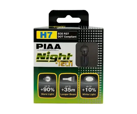 Лампа головного света PIAA Night Tech H7 12V 55W PX26d, набор 2шт