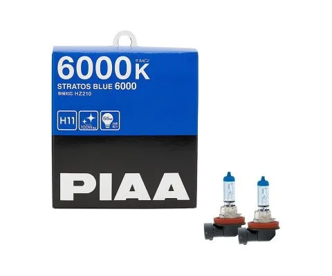 Лампа головного света PIAA Stratos Blue H11 12V 55W PGJ19-2, набор 2шт