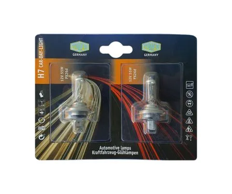 Лампа головного света TRIFA Blister H7 Car-Day-Light 12V 55W PX26d, набор 2шт