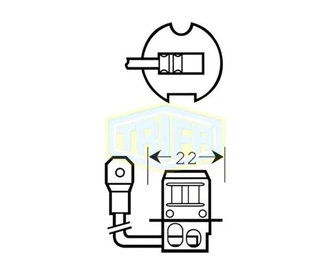 Лампа головного света TRIFA H3 12V 55W PK22s, 1шт