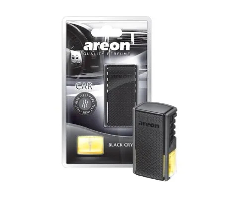 Ароматизатор AREON Car Box Superblister Black Crystal (Черный кристалл), 1шт