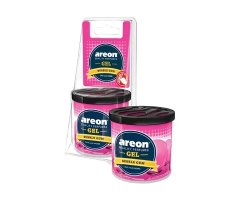 Ароматизатор AREON Gel Can Blister Bubble Gum (Бабл Гам), 35гр