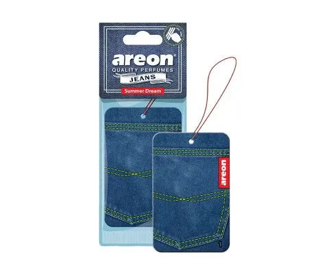 Ароматизатор AREON Jeans Summer Dream (Летняя мечта), 1шт